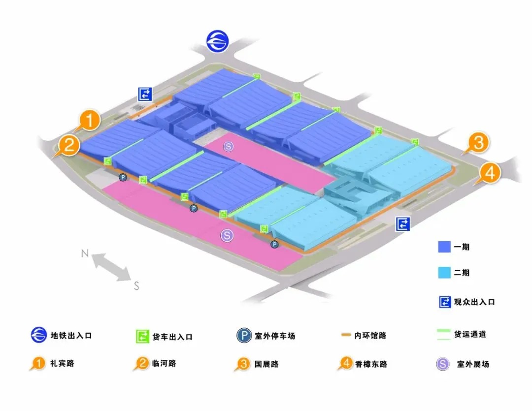 长沙国际会展中心平面图